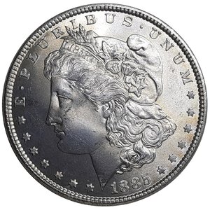 reverse: U.S.A. Morgan Dollar argento 1885 QFDC