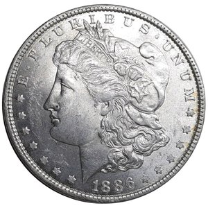 reverse: U.S.A. Morgan Dollar argento 1886 SPL++