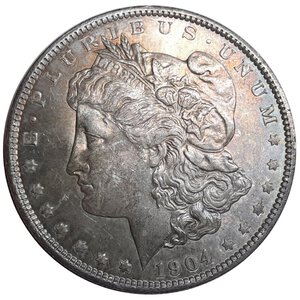 reverse: U.S.A. Morgan Dollar argento 1904 O  QFDC