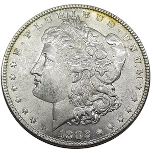 obverse: U.S.A. Morgan Dollar argento 1882  QFDC
