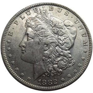 reverse: U.S.A. Morgan Dollar argento 1882 O   SPL+