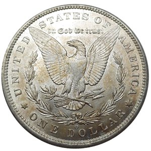 obverse: U.S.A. Morgan Dollar argento 1887 O   Colpo al diritto altrimenti spl+