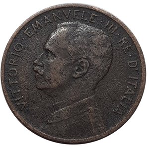 reverse: Vittorio Emanuele III 5 Centesimi Prora 1909