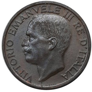 reverse: Vittorio Emanuele III 10 Centesimi Ape 1924 FDC Rosso