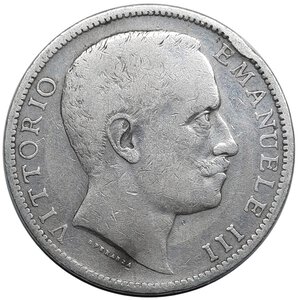 reverse: Vittorio Emanuele III ,  2 lire Aquila argento  1902 RARA