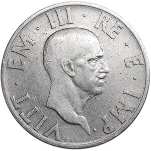 reverse: Vittorio Emanuele III  2 Lire Impero 1936 RARA