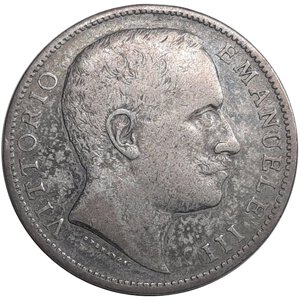 reverse: Vittorio Emanuele III ,  2 lire Aquila argento  1905