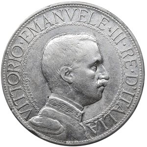 reverse: Vittorio Emanuele III ,  2 lire quadriga argento  1912