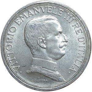 reverse: Vittorio Emanuele III ,  2 lire quadriga argento  1917 FDC QFDC