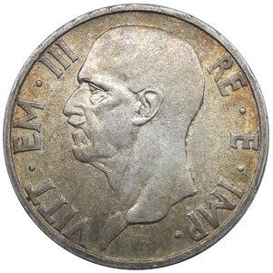 reverse: Vittorio Emanuele III ,  5 lire Famiglia argento  1936 SPL