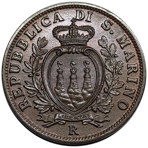 reverse: San marino 10 centesimi 1937 FDC