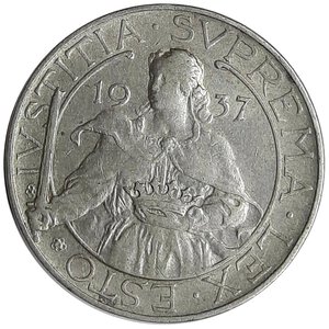 reverse: San marino 10 Lire argento 1937