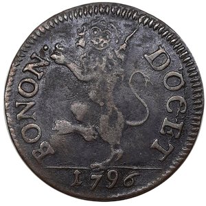 reverse: Bologna ,Stato Pontificio , Pio VI (1775-1799) Quattrino 1796 