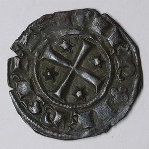 reverse: Brindisi, Federico II (1197-1250) Denaro 