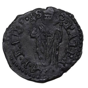 obverse: FANO  , Stato Pontificio,Gregorio XIII (1572-1585)Quattrino 