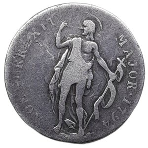 reverse: GENOVA Repubblica,-Dogi biennali 3 fase,1 Lira argento  1794
