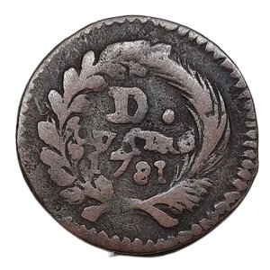 obverse: GENOVA Repubblica,-Dogi biennali 3 fase, 4 denari 1781