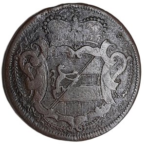 reverse: GORIZIA ,Carlo VI (1711-1740) 2 soldi 1734 RARA