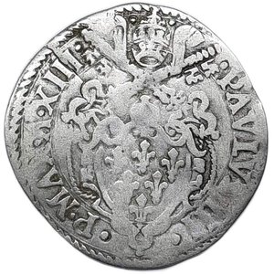 obverse: MACERATA , Stato Pontificio, Paolo III (1534-1549) Grosso   ondulata