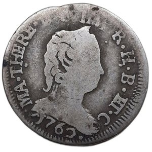 reverse: MILANO , Maria teresa (1740-1780) 20 Soldi 1762