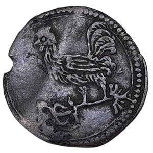 reverse: MIRANDOLA ,Ludovico II Pico (1550-1568) Sesino con gallo