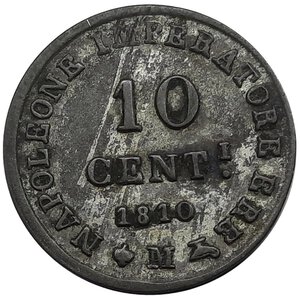 obverse: NAPOLEONE 10 cent 1810 Zecca Milano 