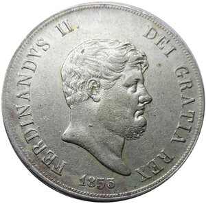 reverse: NAPOLI Ferdinando II , 120 grana argento 1853 