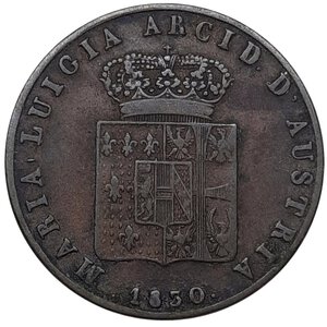 reverse: PARMA Maria Luigia 5 centesimi 1830