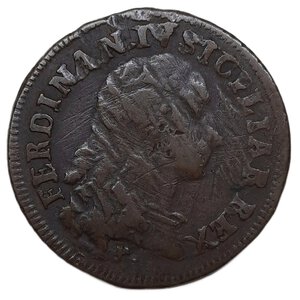 reverse: REGNO DELLE DUE SICILIE  ,Ferdinando IV, 12 cavalli 1790 