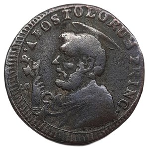 reverse: VITERBO,Stato Pontificio , Pio VI (1775-1799) 2,5 baiocchi 1797