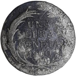 obverse: VENEZIA, 1 Lira veneta 1800