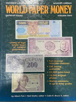 obverse: Pick A. - Standard catalog of World Paper Money - volume two. Seventh Edition. Buono stato.