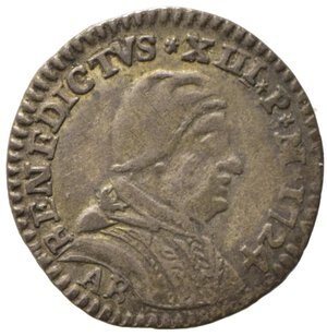 obverse: BOLOGNA. STATO PONTIFICIO. Benedetto XIII (1724-1730). Muraiola da 2 bolognini 1724. Mi (1,33 g). Muntoni 31; MIR 2457/1 - R2. BB 