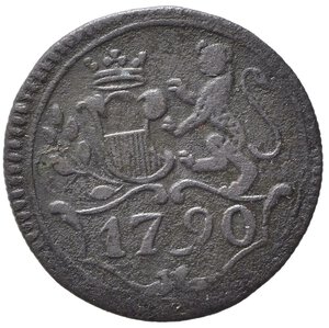 reverse: LUCCA. REPUBBLICA (1369-1799). Bolognino 1790 Mi (2,36 g). MIR 231/2. BB