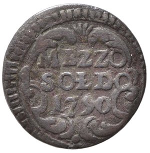 reverse: LUCCA. REPUBBLICA (1369-1799). Mezzo soldo 1790 Cu (1,08 g). MIR 235/3. qBB