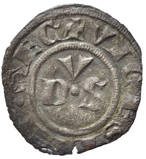 reverse: MACERATA. Giovanni XXII (1320-1334). Picciolo Mi (0,38 g). Biaggi 1090 Raro. qBB