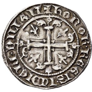 obverse: NAPOLI. Roberto I d Angiò (1309-1343). Gigliato Ag (3.95 g). MIR 28. BB