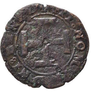 reverse: NAPOLI. Federico III d Aragona (1496-1501). Sestino Cu (1,81 g). MIR 109. qBB