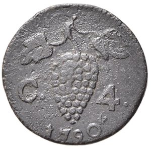 reverse: NAPOLI. Ferdinando IV di Borbone (1759-1816). 4 Cavalli 1790. Cu. Magliocca 340. BB+