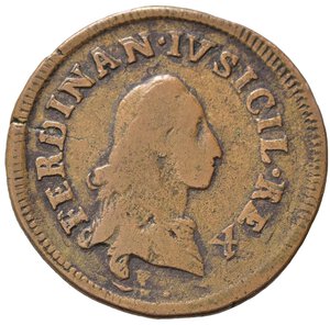 obverse: NAPOLI. Ferdinando IV di Borbone (1759-1816). 9 Cavalli 1790. Cu. Magliocca 324 R. qBB