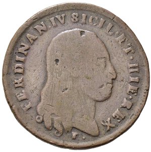 obverse: NAPOLI. Ferdinando IV di Borbone (1759-1816). 6 Tornesi 1800. Cu. Gig. 118a - R. MB