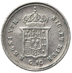 reverse: NAPOLI. Ferdinando II di Borbone (1830-1859). 10 grana 1836. Magliocca 632. BB/BB+