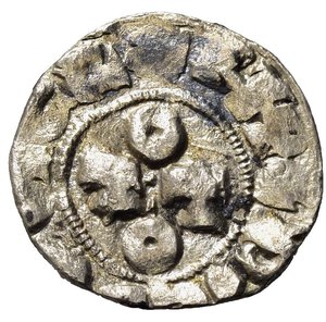 obverse: PAVIA. Ottone III (983-1002). Denaro Ag (1,01 g). MIR 831. Pulito. qBB
