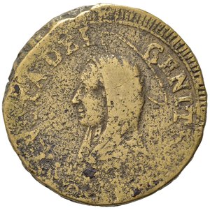 reverse: PERUGIA. PIO VI (1775-1799). Madonnina da 5 baiocchi. AE (18,38 g - 30,37 mm). MB