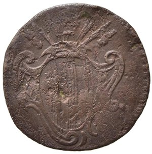obverse: RAVENNA. Stato Pontificio. Benedetto XIV (1740-1758). Quattrino Cu (1,71 g). Muntoni 855-860. MB+