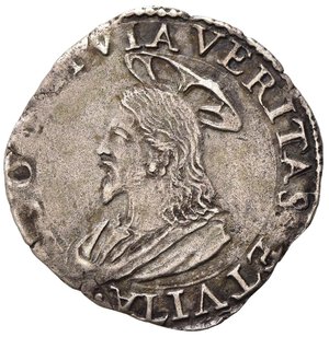 reverse: ROMA. Urbano VIII (1623-1644). Grosso senza data Ag (1,80 g). Stemma - Busto del redentore a sinistra. MIR 1724. SPL