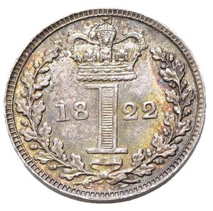 reverse: GRAN BRETAGNA. Giorgio IV. Penny 1822. KM#683. FDC