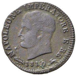 obverse: VENEZIA. Napoleone I re d Italia (1805-1814). 1 centesimo  1810 V. Gig.242. BB