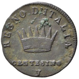 reverse: VENEZIA. Napoleone I re d Italia (1805-1814). 1 centesimo  1810 V. Gig.242. BB