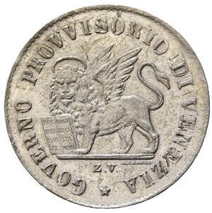obverse: VENEZIA. Governo Provvisorio (1848-1849). 15 Centesimi 1848. Gig. 8. FDC